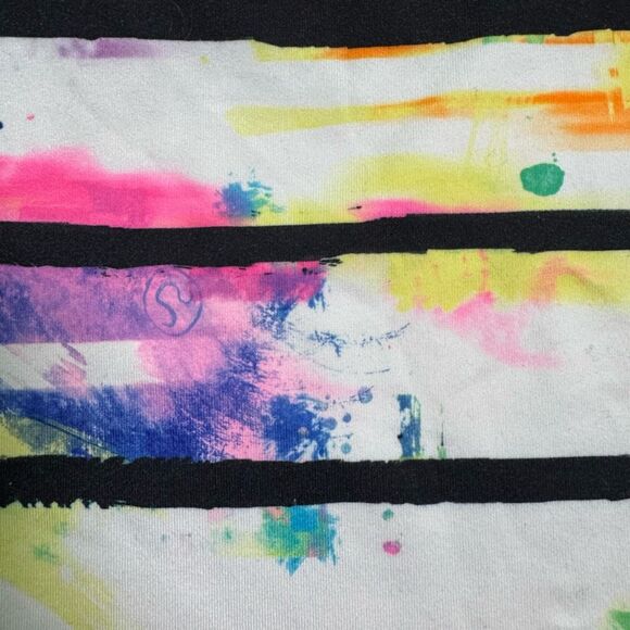 Lululemon‎ Power Y Tank Top Women’s Size 4 Graffiti Print (Rare!) - Picture 7 of 7